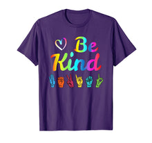 Ladda upp bild till gallerivisning, Funny shirts V-neck Tank top Hoodie sweatshirt usa uk au ca gifts for Be Kind Love ASL Sign Language Nonverbal Teacher Student 1551173
