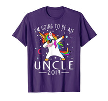 Ladda upp bild till gallerivisning, Funny shirts V-neck Tank top Hoodie sweatshirt usa uk au ca gifts for I'm Going To Be An Uncle 2019 Unicorn T-Shirt 1358319

