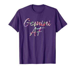 Funny shirts V-neck Tank top Hoodie sweatshirt usa uk au ca gifts for Birthday Gifts - Gemini AF Floral T-Shirt 399287