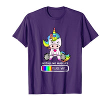 Ladda upp bild till gallerivisning, Funny shirts V-neck Tank top Hoodie sweatshirt usa uk au ca gifts for Unicorn Gym Installing Muscles Unicorn Weightlifting Shirt 1363376

