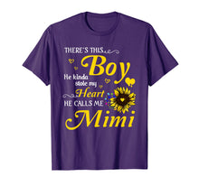 Ladda upp bild till gallerivisning, Funny shirts V-neck Tank top Hoodie sweatshirt usa uk au ca gifts for Kinda Stole My Heart He Calls Me Mimi T-Shirt Autism Gift 2785155
