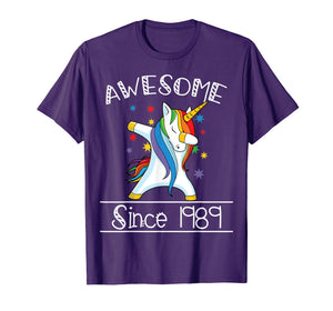 Funny shirts V-neck Tank top Hoodie sweatshirt usa uk au ca gifts for 30th Birthday Gifts Vintage 89 Awesome Since 1989 3284397