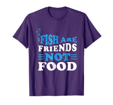 Ladda upp bild till gallerivisning, Funny shirts V-neck Tank top Hoodie sweatshirt usa uk au ca gifts for Fish Are Friends Not Food 2012511

