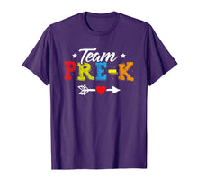 Ladda upp bild till gallerivisning, Team Pre-K Teacher Student Kids Preschool Back To School T-Shirt 225768
