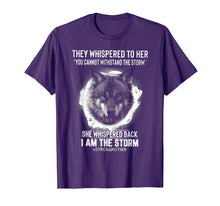 Ladda upp bild till gallerivisning, Funny shirts V-neck Tank top Hoodie sweatshirt usa uk au ca gifts for They whispered to her  you cannot withstand the storm she 2467191
