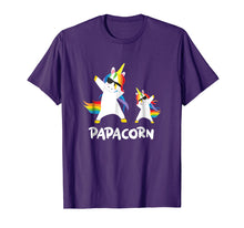 Ladda upp bild till gallerivisning, Funny shirts V-neck Tank top Hoodie sweatshirt usa uk au ca gifts for Funny Grandpa Dad Papa Unicorn Papacorn Dab Dabbing T Shirt 896906
