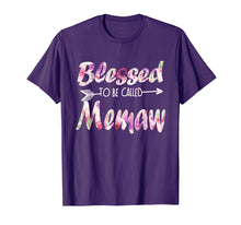 Ladda upp bild till gallerivisning, Funny shirts V-neck Tank top Hoodie sweatshirt usa uk au ca gifts for Blessed To Be Called Memaw T-Shirt Flower Mother&#39;s Day Gifts 3415470
