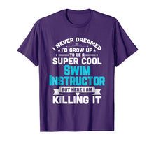 Ladda upp bild till gallerivisning, Funny shirts V-neck Tank top Hoodie sweatshirt usa uk au ca gifts for Super Cool Swim Instructor Swimming Teacher Gift Shirt 2312630
