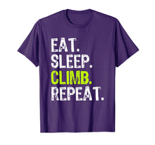 Ladda upp bild till gallerivisning, Funny shirts V-neck Tank top Hoodie sweatshirt usa uk au ca gifts for Eat Sleep Climb Repeat - Rock Climbing Gift T-Shirt 2500970
