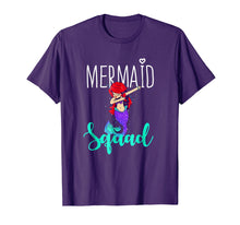 Ladda upp bild till gallerivisning, Funny shirts V-neck Tank top Hoodie sweatshirt usa uk au ca gifts for Mermaid Squad Shirt Women Dabbing Mermaid Birthday Party Tee 810655
