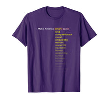 Ladda upp bild till gallerivisning, Funny shirts V-neck Tank top Hoodie sweatshirt usa uk au ca gifts for Make America Smart, Kind, Compassionate ... Again Tshirt 1595641
