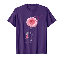 Ladda upp bild till gallerivisning, Never give up t-shirt Breast Cancer daisy flower woman T-Shirt 165553
