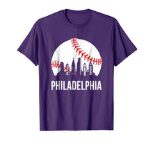 Ladda upp bild till gallerivisning, Funny shirts V-neck Tank top Hoodie sweatshirt usa uk au ca gifts for Philadelphia Downtown Baseball Philly Skyline T-Shirt 600316

