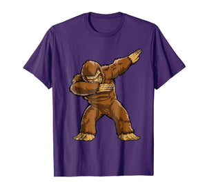Bigfoot Sasquatch Dabbing T Shirt Funny Dab Monster Gifts