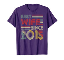 Ladda upp bild till gallerivisning, Funny shirts V-neck Tank top Hoodie sweatshirt usa uk au ca gifts for 4th Wedding Anniversary Gifts Best Wife Since 2015 555188
