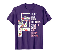 Ladda upp bild till gallerivisning, Jeep-Girl With Tattoos Pretty Eyes and Thick Thighs tshirt 139169
