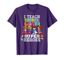 Ladda upp bild till gallerivisning, I Teach Kindergarten Superheroes T-Shirt Back To School 1454170
