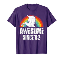Ladda upp bild till gallerivisning, Funny shirts V-neck Tank top Hoodie sweatshirt usa uk au ca gifts for Unicorn Awesome Since 1982 37th Birthday TShirt Decoration 1285113
