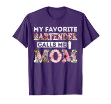 Ladda upp bild till gallerivisning, Funny shirts V-neck Tank top Hoodie sweatshirt usa uk au ca gifts for My Favorite Bartender Calls Me Mom T-Shirt Mothers Day 1408413
