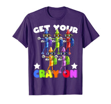 Ladda upp bild till gallerivisning, Get Your Cray On Flossing Crayons Back to School Shirt Kids 822548
