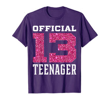 Ladda upp bild till gallerivisning, Funny shirts V-neck Tank top Hoodie sweatshirt usa uk au ca gifts for 13th Birthday T-Shirt, Birthday Shirt, Thirteen 216941
