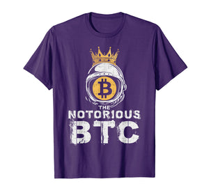 Funny shirts V-neck Tank top Hoodie sweatshirt usa uk au ca gifts for Bitcoin Shirt Gifts Notorious BTC T-Shirt Crown Men Women 393576