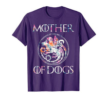Ladda upp bild till gallerivisning, Mother of Dogs Floral Flower T-Shirt Funny Gifts Dogs Lovers T-Shirt 59456
