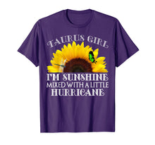 Ladda upp bild till gallerivisning, Funny shirts V-neck Tank top Hoodie sweatshirt usa uk au ca gifts for Taurus Girl sunshine hurricane tshirt 1514009
