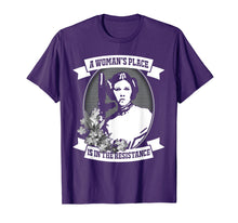 Ladda upp bild till gallerivisning, Funny shirts V-neck Tank top Hoodie sweatshirt usa uk au ca gifts for A Woman's Place Is In The Resistance Feminist T Shirt 262658

