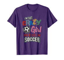 Ladda upp bild till gallerivisning, Funny shirts V-neck Tank top Hoodie sweatshirt usa uk au ca gifts for Crazy Girl Who Loves Play Soccer | Funny Player Gifts Shirt 1623181
