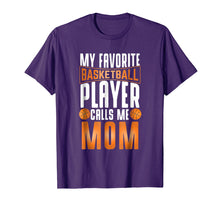 Ladda upp bild till gallerivisning, Funny shirts V-neck Tank top Hoodie sweatshirt usa uk au ca gifts for My Favorite Basketball Player Calls Me Mom Basketball Shirt 1952266
