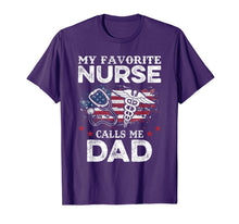 Ladda upp bild till gallerivisning, Mens My Favorite Nurse Calls Me Dad Shirt Dad For Fathers Day T-Shirt 82370
