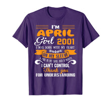 Ladda upp bild till gallerivisning, Funny shirts V-neck Tank top Hoodie sweatshirt usa uk au ca gifts for April 2001 Girl Gifts 18 Years Old 18th Birthday TShirt 3302153
