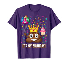 Ladda upp bild till gallerivisning, It's My Birthday Poop Emoji T-Shirt
