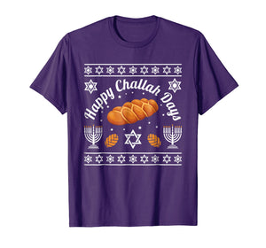 Funny shirts V-neck Tank top Hoodie sweatshirt usa uk au ca gifts for Happy Challah Days Hanukkah Gifts T-Shirt 2094212