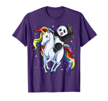 Ladda upp bild till gallerivisning, Funny shirts V-neck Tank top Hoodie sweatshirt usa uk au ca gifts for Panda Shirts for Girls Riding Unicorn Pandicorn Women Gifts 510583
