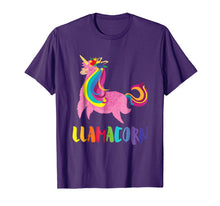 Ladda upp bild till gallerivisning, Funny shirts V-neck Tank top Hoodie sweatshirt usa uk au ca gifts for Llamacorn Cute Unicorn Llama Animal T-Shirt Gift 1304301
