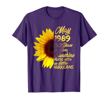 Ladda upp bild till gallerivisning, Being Sunshine T-Shirt 30th Birthday Gifts May 1989
