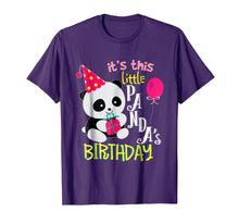 Ladda upp bild till gallerivisning, Funny shirts V-neck Tank top Hoodie sweatshirt usa uk au ca gifts for Panda Birthday Shirt Boys Girls Kids Panda Bear Gift 1565990
