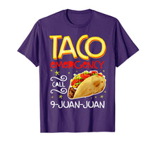 Ladda upp bild till gallerivisning, Funny shirts V-neck Tank top Hoodie sweatshirt usa uk au ca gifts for Taco Emergency Call 9 Juan Juan T shirt Cinco de Mayo Men 1979326
