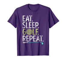 Ladda upp bild till gallerivisning, Eat Sleep Golf Repeat T Shirt Golfing Golfer Men Women Kids

