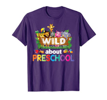 Ladda upp bild till gallerivisning, Wild About Preschool Teacher T-Shirt Back To School Kid 1025913
