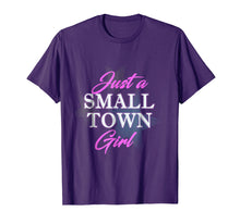 Ladda upp bild till gallerivisning, Funny shirts V-neck Tank top Hoodie sweatshirt usa uk au ca gifts for Just A Small Town Girl T-Shirt for Women Stylish Girls Tee 2080391
