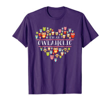 Ladda upp bild till gallerivisning, I'm an owlaholic T-shirt Funny Owl Shirt For Owl Lovers 1393405
