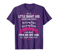 Ladda upp bild till gallerivisning, Funny shirts V-neck Tank top Hoodie sweatshirt usa uk au ca gifts for I'm a Little Smartass T-shirt 2161108
