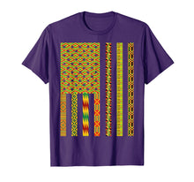 Ladda upp bild till gallerivisning, Funny shirts V-neck Tank top Hoodie sweatshirt usa uk au ca gifts for African Kente Cloth American Flag T-Shirt 2426088
