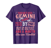 Ladda upp bild till gallerivisning, Smartass Gemini Girl T-Shirt Gift For Woman 975997
