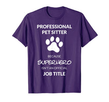 Ladda upp bild till gallerivisning, Pet Sitter Superhero T-shirt 434223
