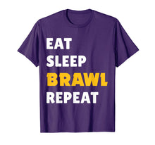 Ladda upp bild till gallerivisning, Eat, Sleep, Brawl, Repeat. Ver 2. For the Best Star Brawler T-Shirt-3202194
