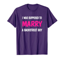 Ladda upp bild till gallerivisning, Boy Band Shirt 90s I WAS SUPPOSED TO MARRY A BACKSTREET BOY 97842
